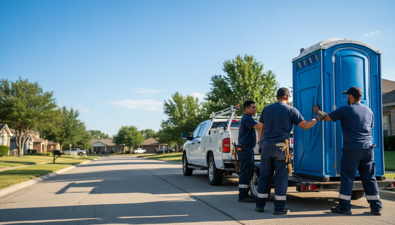Portable Toilet Rental in Megargel, TX near me
